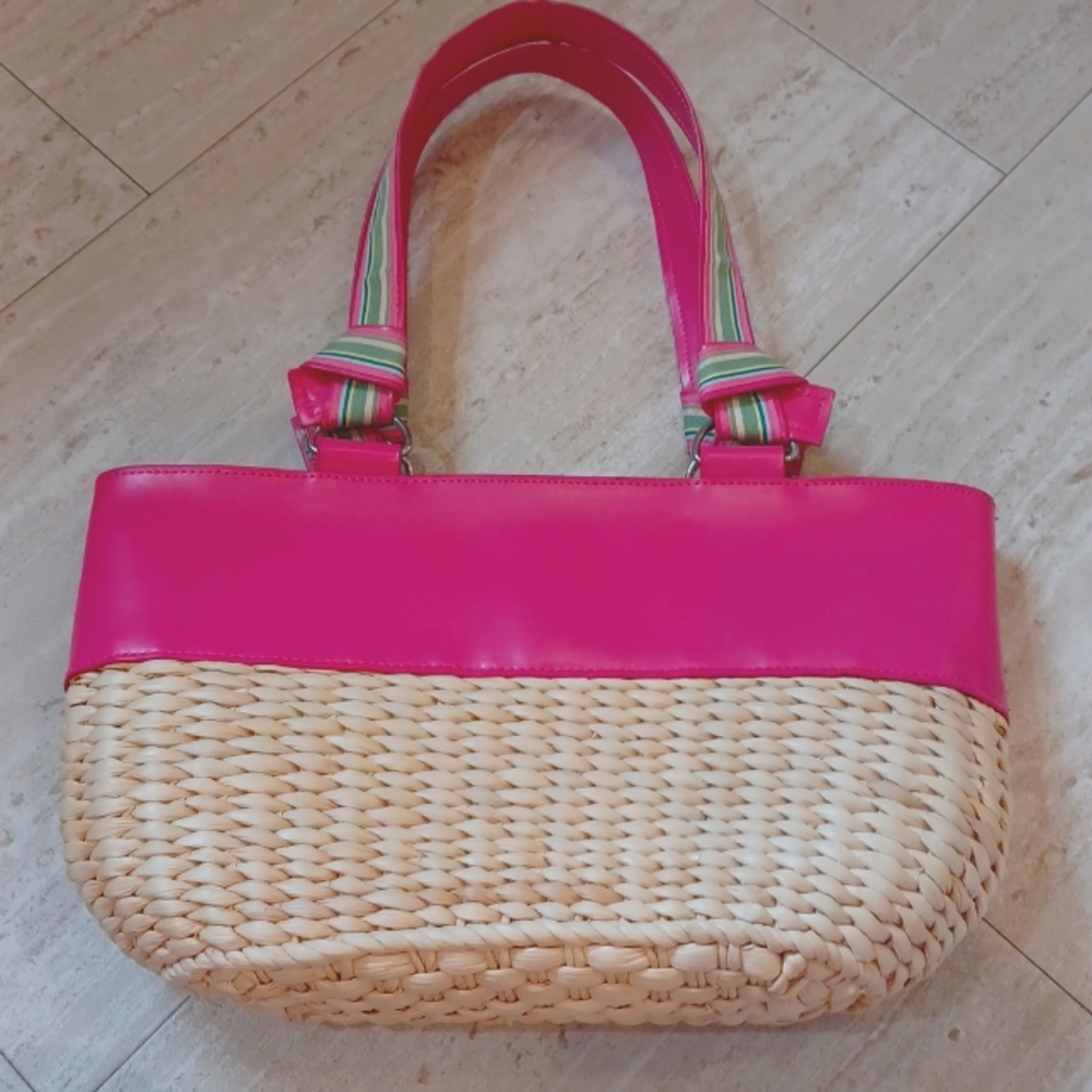 Arriviste Cornhusk Woven Shoulder Bag